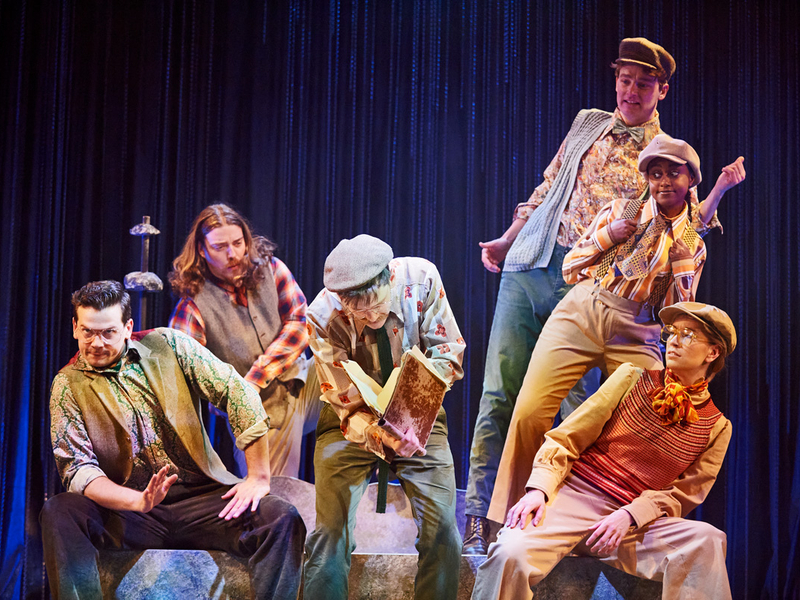 A Midsummer Night's Dream's cast on stage